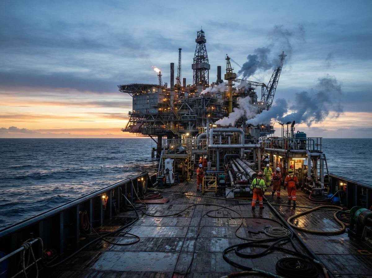 Brent crude oil is the global benchmark price for roughly two thirds of the world's traded oil.